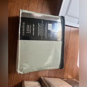 Camden 1250 Thread Count King Sheet Set New 4 Piece